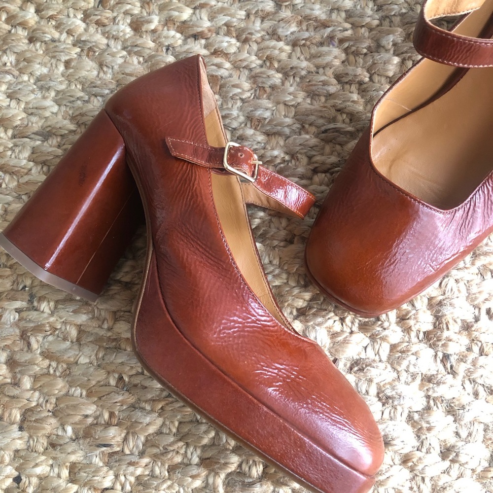 Sezane Georgia High Mary Jane. Size French 39. US 8 - Picture 6 of 13